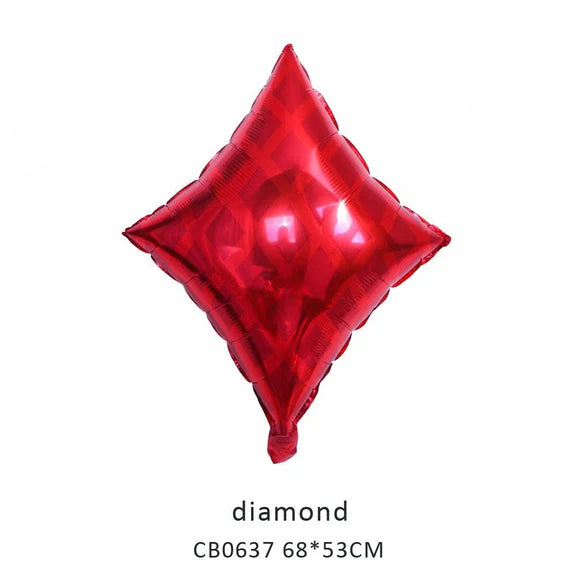 Poker Foil Balloon MOQ 50pcs