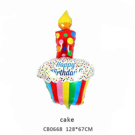 Happy Birthday Cupcake Foil Balloon MOQ 50pcs