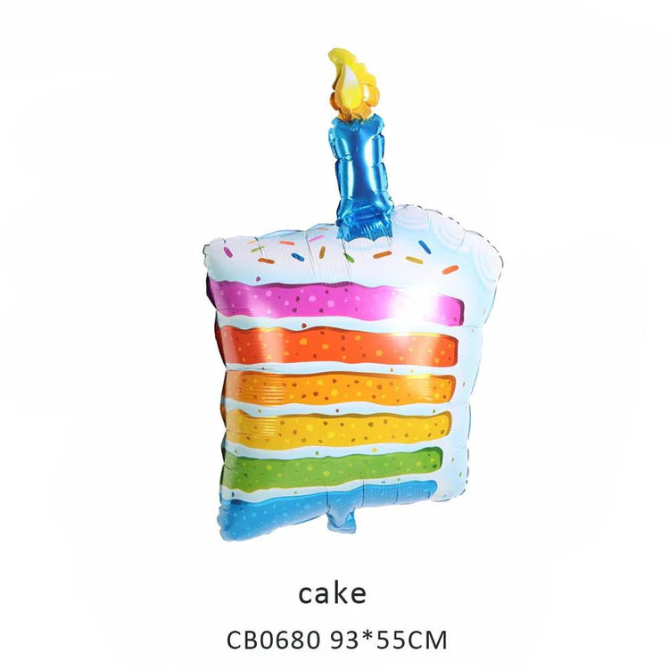 Happy Birthday Cake Foil Balloon MOQ 50pcs