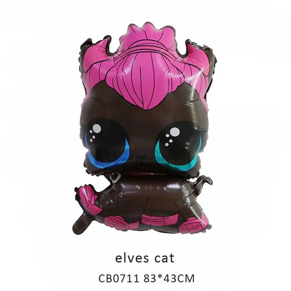 Elves Cat Foil Balloon MOQ 50pcs