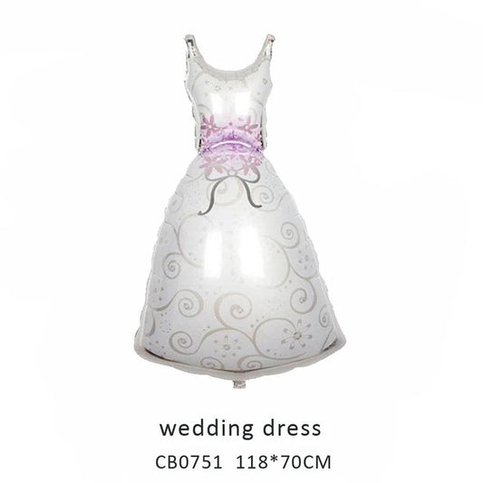 Wedding Dress/Suit Foil Balloon MOQ 50pcs