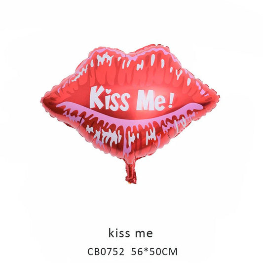 Kiss Me Foil Balloon MOQ 50pcs
