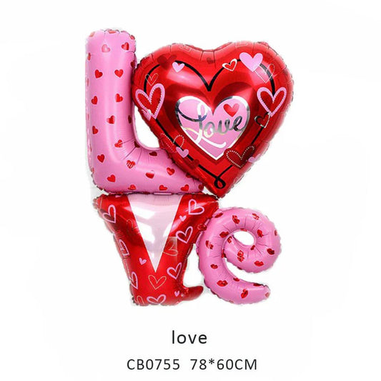 Love Letter Foil Balloon MOQ 50pcs