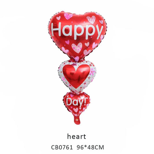 Love Hearts Foil Balloon MOQ 50pcs