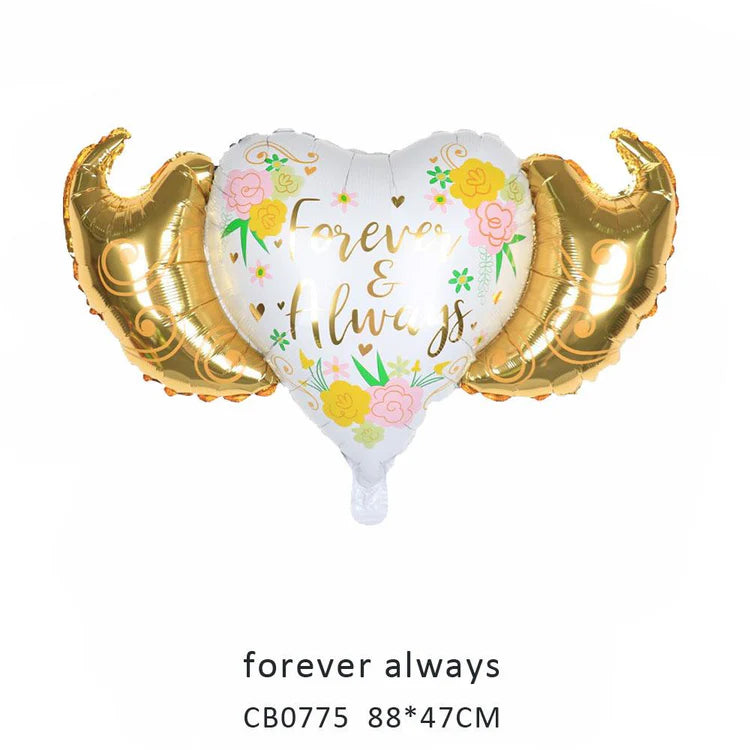 Big I Love You Foil Balloon MOQ 50pcs