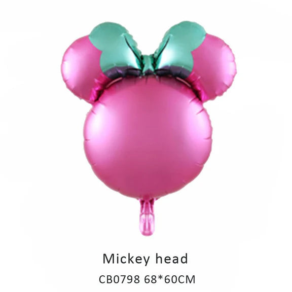 Mickey Minnie Head Foil Balloon MOQ 50pcs
