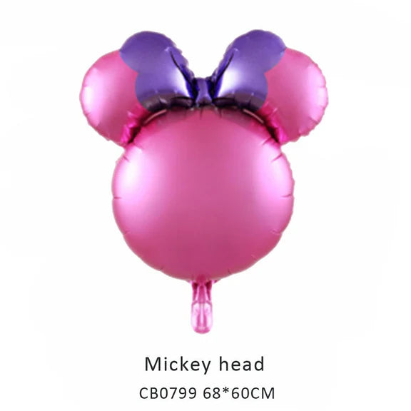 Mickey Minnie Head Foil Balloon MOQ 50pcs