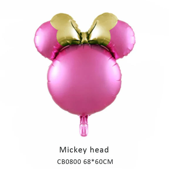 Mickey Minnie Head Foil Balloon MOQ 50pcs