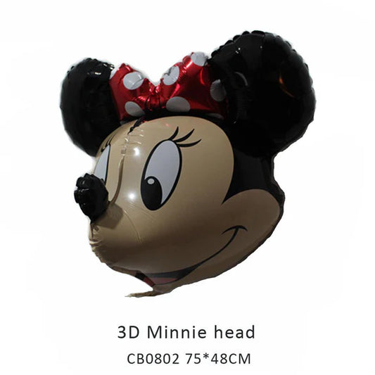 Mickey Minnie Head Foil Balloon MOQ 50pcs