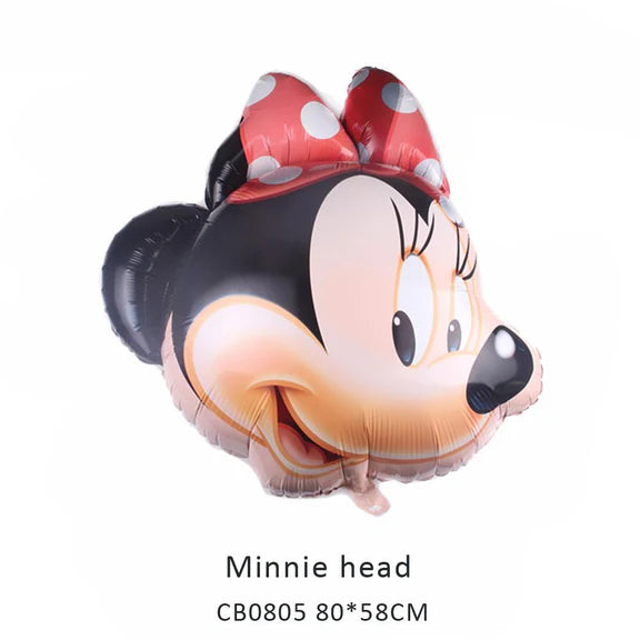 Mickey Minnie Head Foil Balloon MOQ 50pcs
