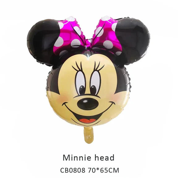 Mickey Minnie Head Foil Balloon MOQ 50pcs