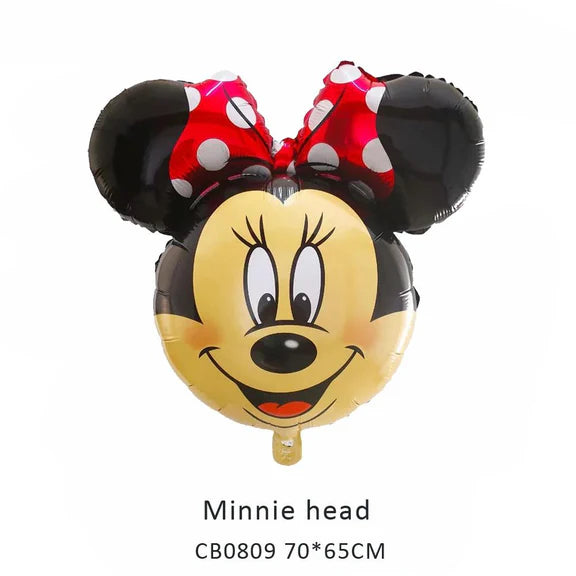 Mickey Minnie Head Foil Balloon MOQ 50pcs