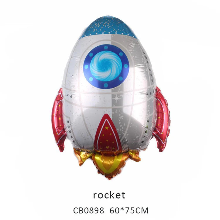 Cute Rocket Foil Balloon MOQ 50pcs