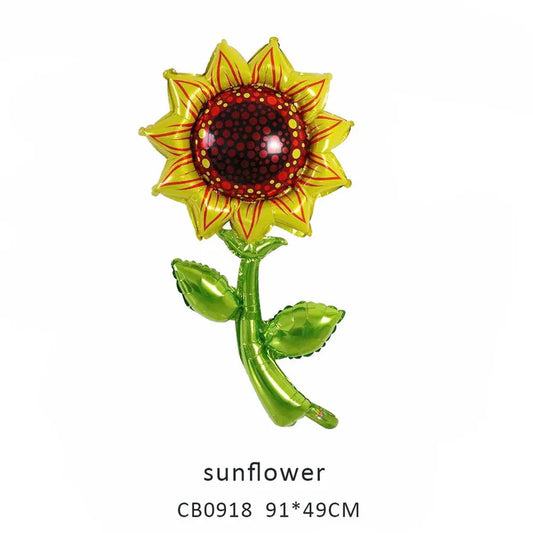Sunflower Foil Balloon MOQ 50pcs