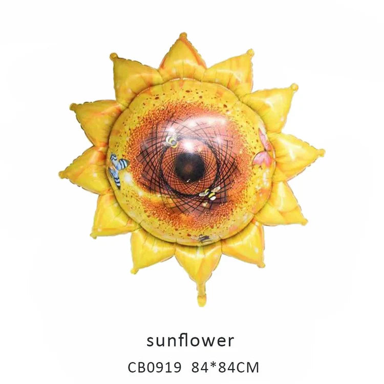 Sunflower Foil Balloon MOQ 50pcs