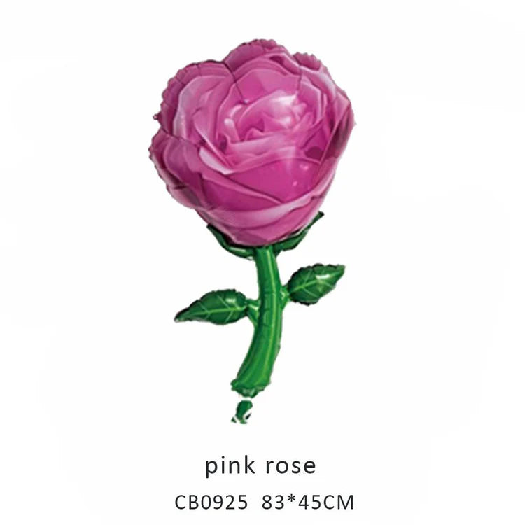 Rose Foil Balloon MOQ 50pcs