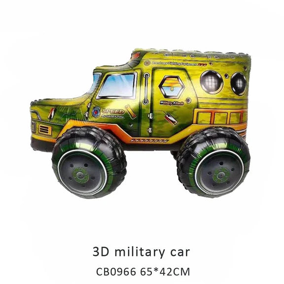 3D Vehicles Foil Balloon MOQ 50 pcs Batch 1