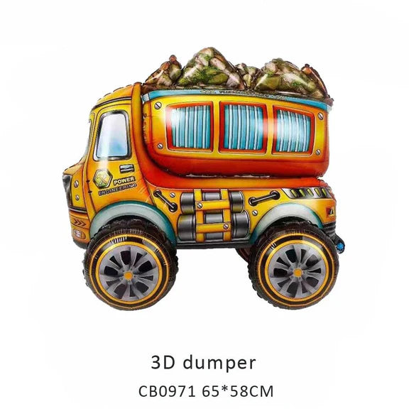 3D Vehicles Foil Balloon MOQ 50 pcs Batch 1