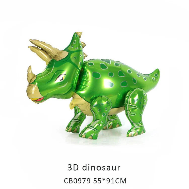 3D Dinosaur Foil Balloon MOQ 50pcs