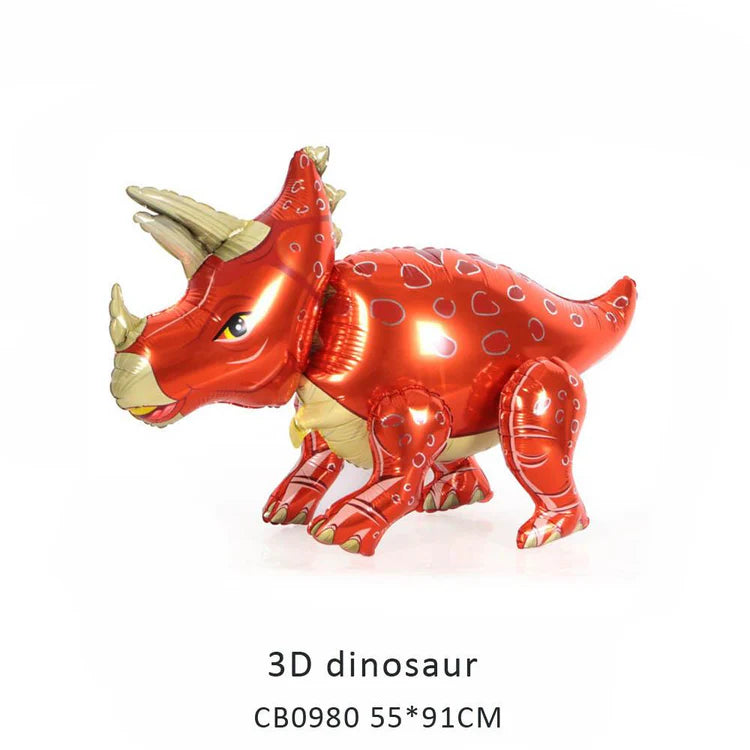 3D Dinosaur Foil Balloon MOQ 50pcs