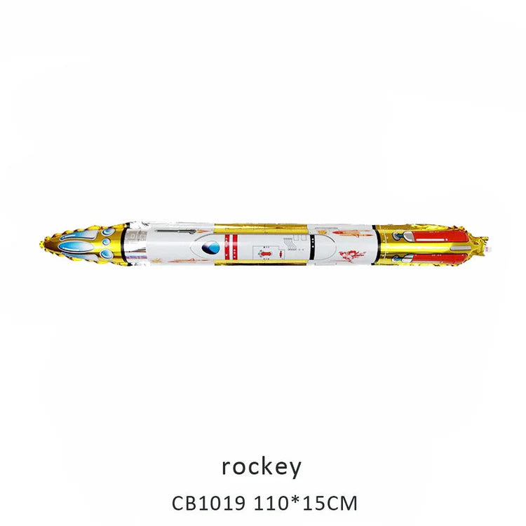 Straight Rocket Foil Balloon MOQ 50pcs