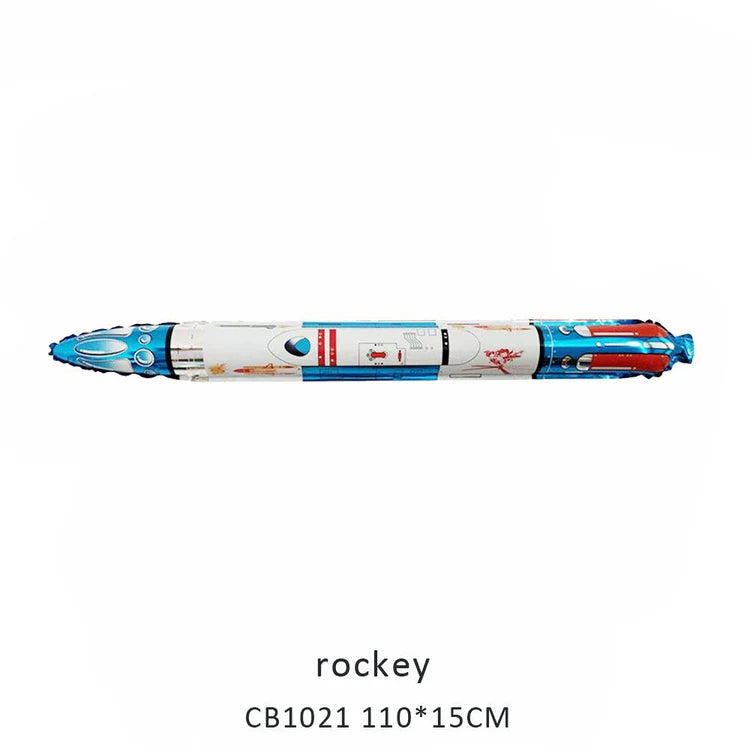 Straight Rocket Foil Balloon MOQ 50pcs
