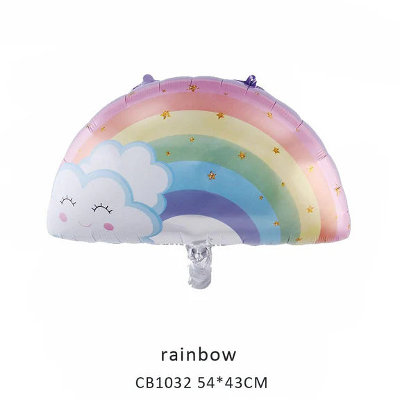 Rainbow Foil Balloon MOQ 50pcs