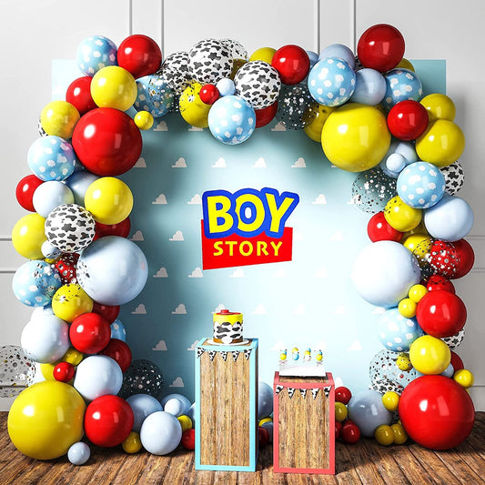 Boy Story Birthday Balloons Arch Set