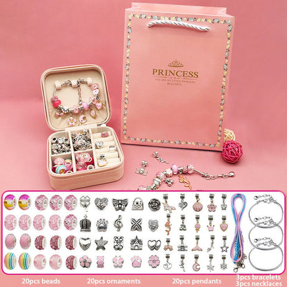 Girls Mermaid Bracelets DIY Set 68 Pieces