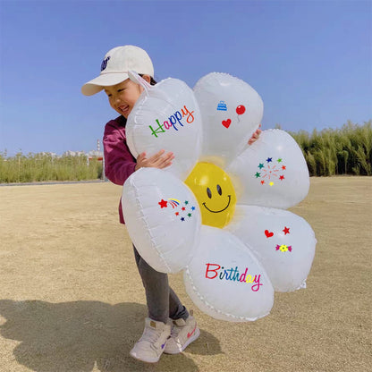 Happy Birthday Daisy Balloon Set