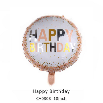 18inch Happy Birthday Balloon MOQ 50pcs Batch 5