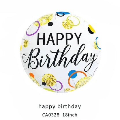 18inch Happy Birthday Balloon MOQ 50pcs Batch 4