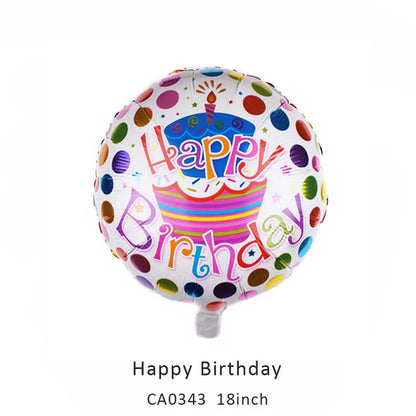 18inch Happy Birthday Balloon MOQ 50pcs Batch 3