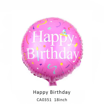 18inch Happy Birthday Balloon MOQ 50pcs Batch 3