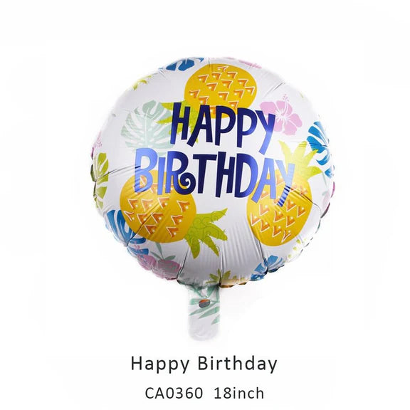 18inch Happy Birthday Balloon MOQ 50pcs Batch 2