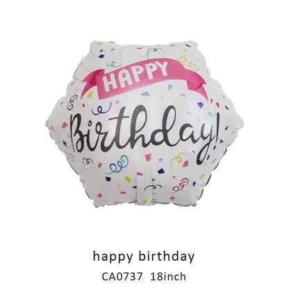 18inch Happy Birthday Balloon MOQ 50pcs Batch 6