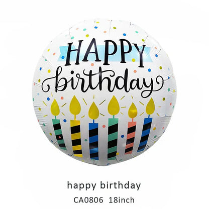 18inch Happy Birthday Balloon MOQ 50pcs Batch 5
