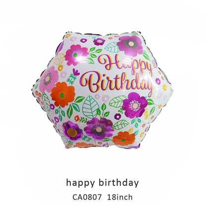 18inch Happy Birthday Balloon MOQ 50pcs Batch 6