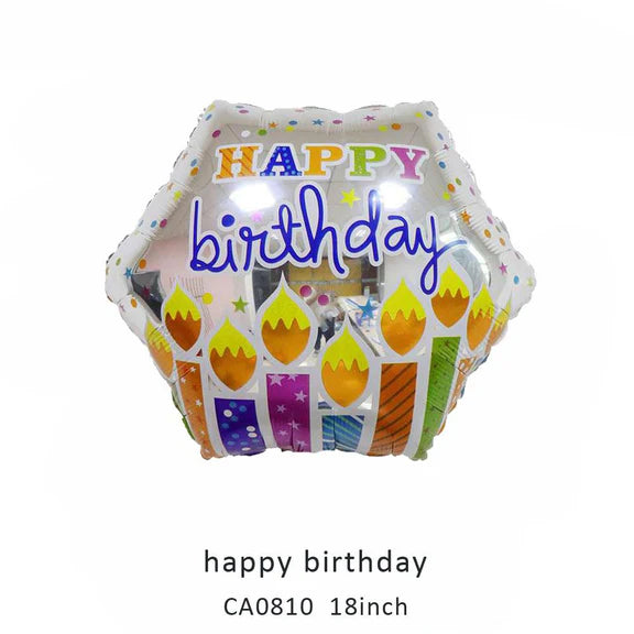18inch Happy Birthday Balloon MOQ 50pcs Batch 6