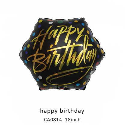 18inch Happy Birthday Balloon MOQ 50pcs Batch 6