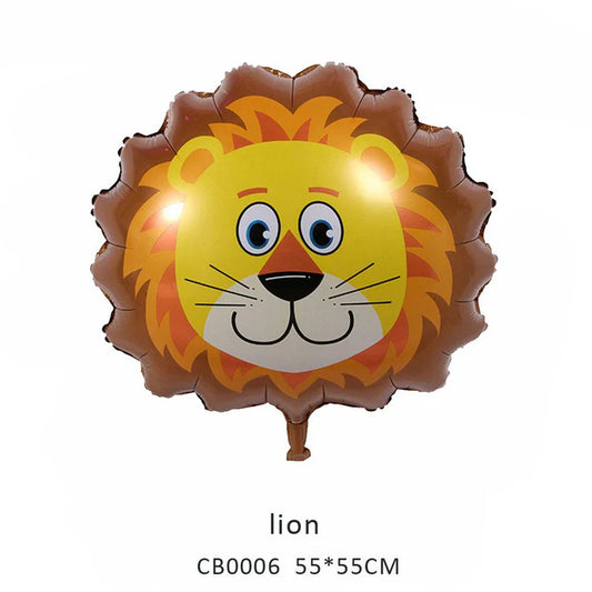 Animal Head Foil Balloon MOQ 50pcs