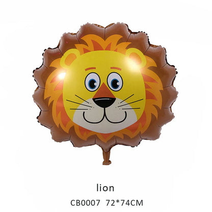 Animal Head Foil Balloon MOQ 50pcs