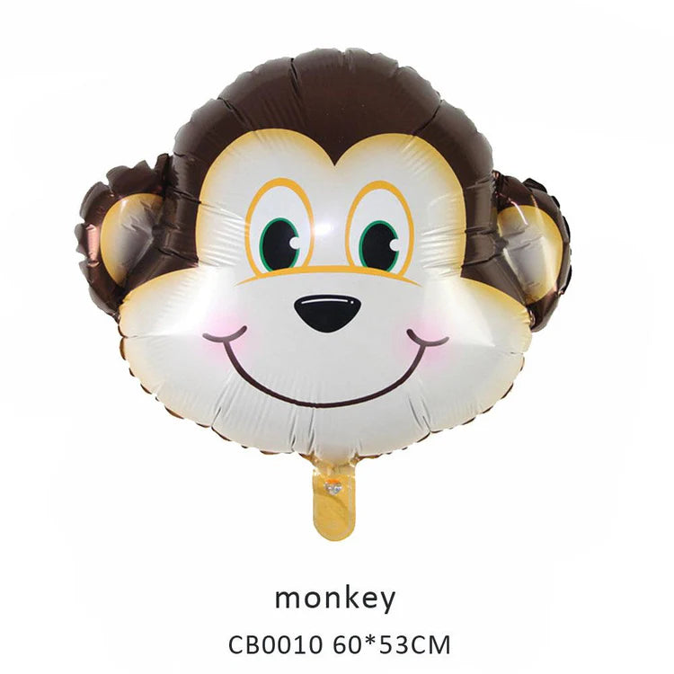 Animal Head Foil Balloon MOQ 50pcs