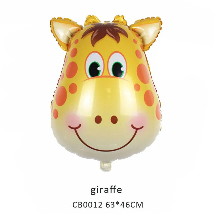 Animal Head Foil Balloon MOQ 50pcs