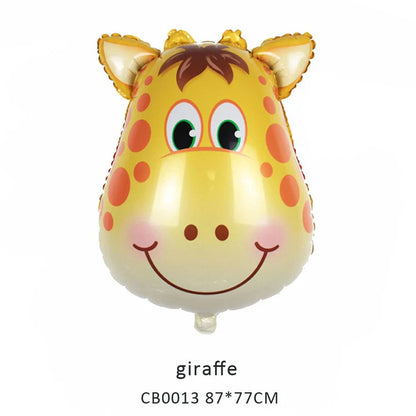 Animal Head Foil Balloon MOQ 50pcs