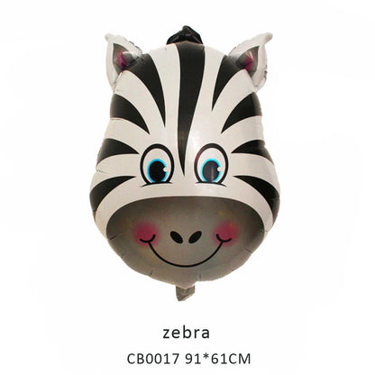 Animal Head Foil Balloon MOQ 50pcs