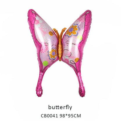 Laser Butterfly Foil Balloon MOQ 50pcs