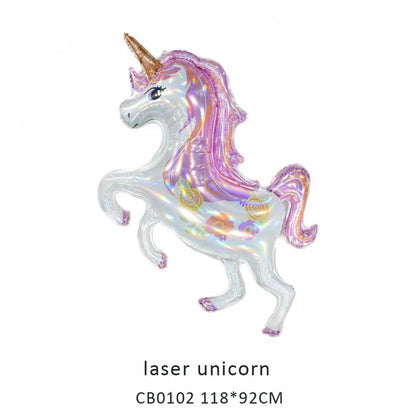 Laser Unicorn Foil Balloon MOQ 50pcs