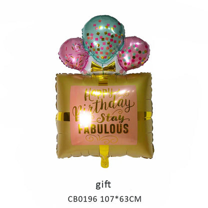 Happy Birthday Gift Foil Balloon MOQ 50pcs