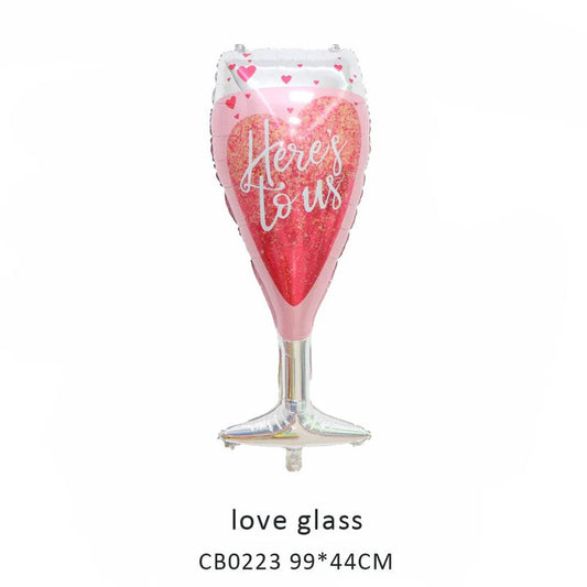 Love Bottle Foil Balloon MOQ 50pcs